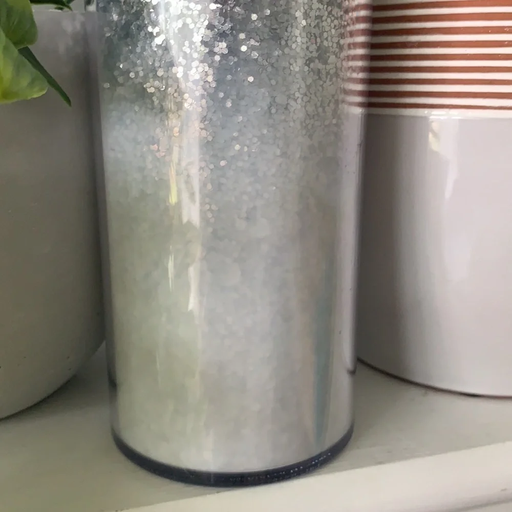 Starbucks Silver Sparkle Glitter‎ Holiday Tumbler